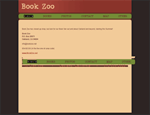 Tablet Screenshot of bookzoo.net